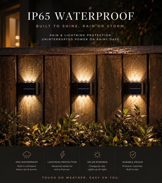 Lumière Solar Wall Light