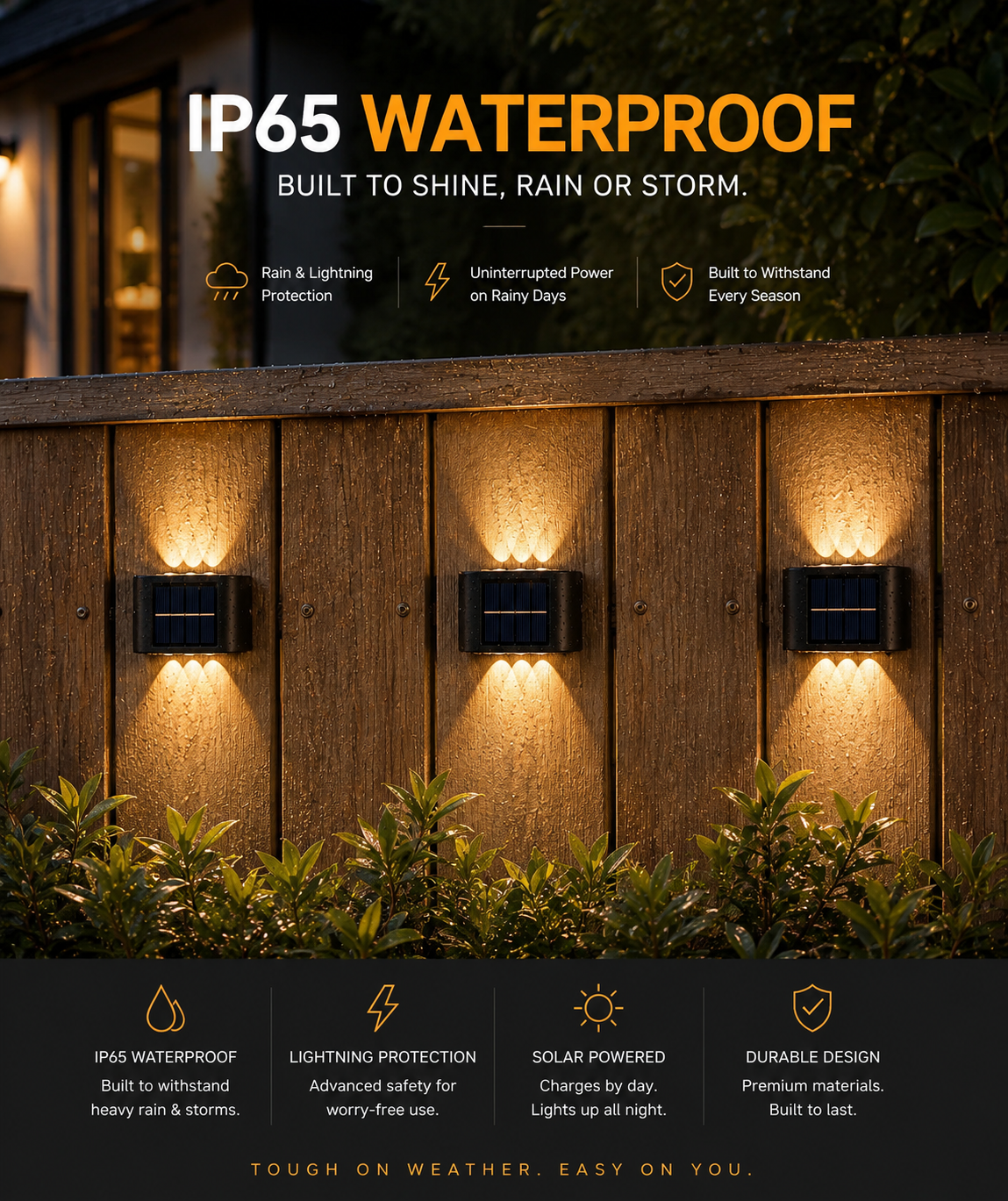 Lumière Solar Wall Light