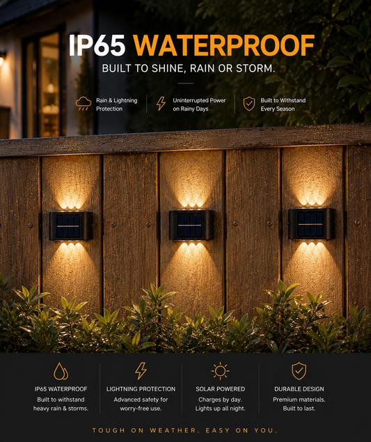 Lumière Solar Wall Light